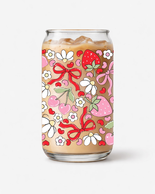 Fraises et marguerites des champs