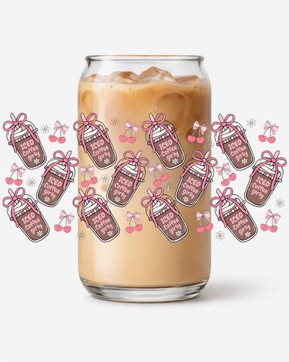 ICED coffee girly