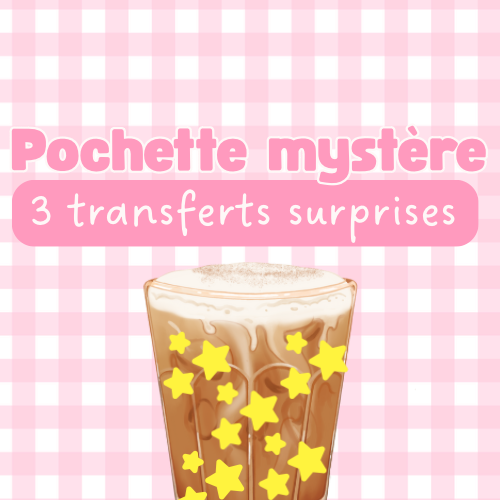 Pochette mystère- 3 transferts surprises