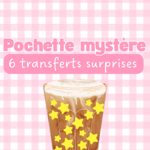 Pochette mystère- 6 transferts surprises