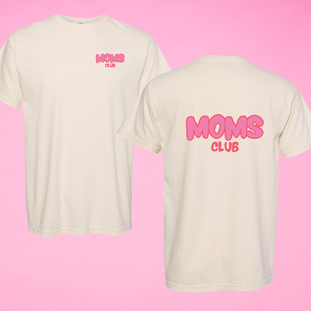 T-shirt- Moms club fête des mères