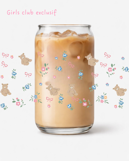 Oursons et fleurs des prés