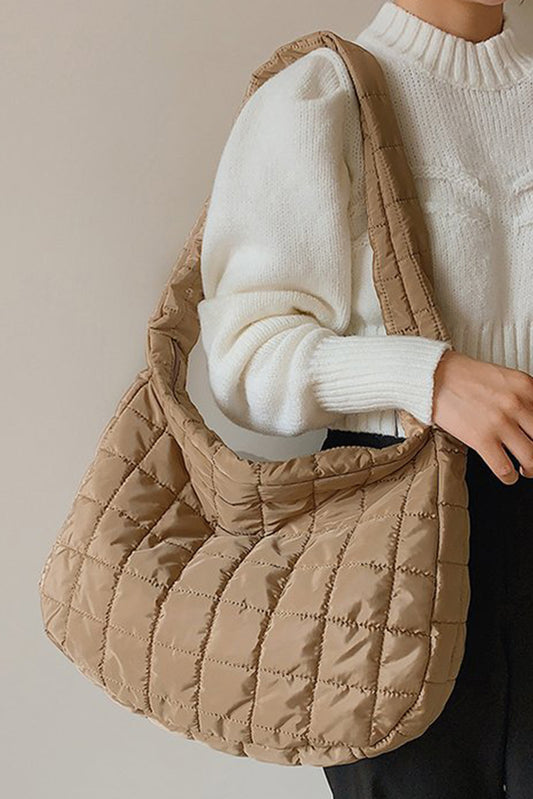 Sac Matelassé Beige Crème